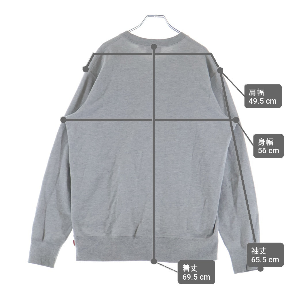 SUPREME(シュプリーム) 14SS Marathon Crewneck マラソン クルーネックスウェットトレーナー グレー