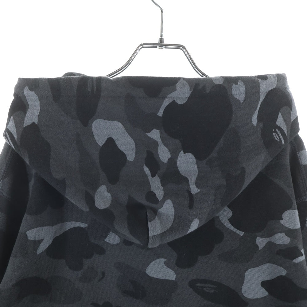 A BATHING APE(アベイシングエイプ) ABC Camo Hoodie カモフラージュ迷彩 プルオーバースウェットパーカー フーディー ブラック 001PPA701012X