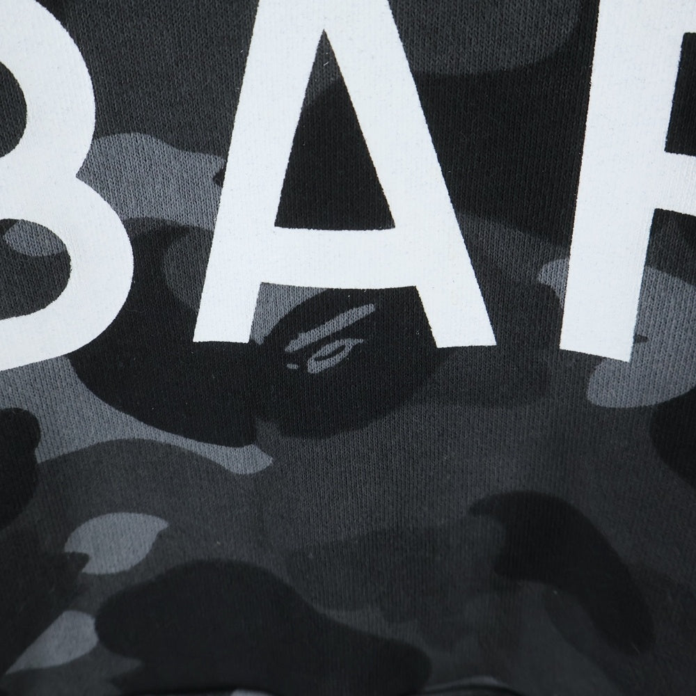 A BATHING APE(アベイシングエイプ) ABC Camo Hoodie カモフラージュ迷彩 プルオーバースウェットパーカー フーディー ブラック 001PPA701012X