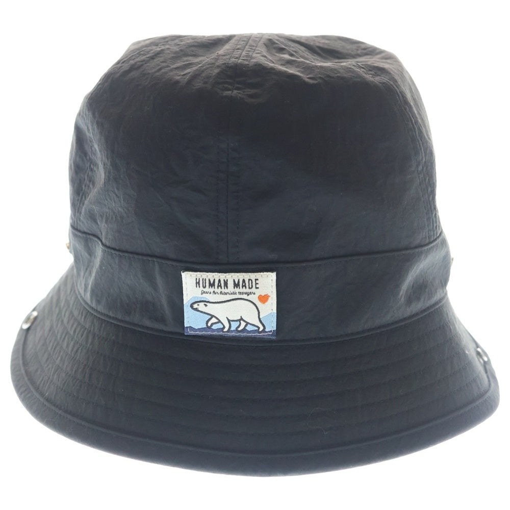 HUMAN MADE(ヒューマンメイド) BACKET HAT バケットハット 帽子 ブラック