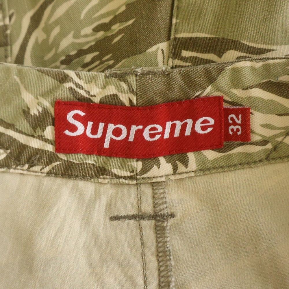 SUPREME(シュプリーム) 00S Tiger Camo Shorts タイガー カモフラージュ 迷彩ハーフパンツ ショーツ ベージュ