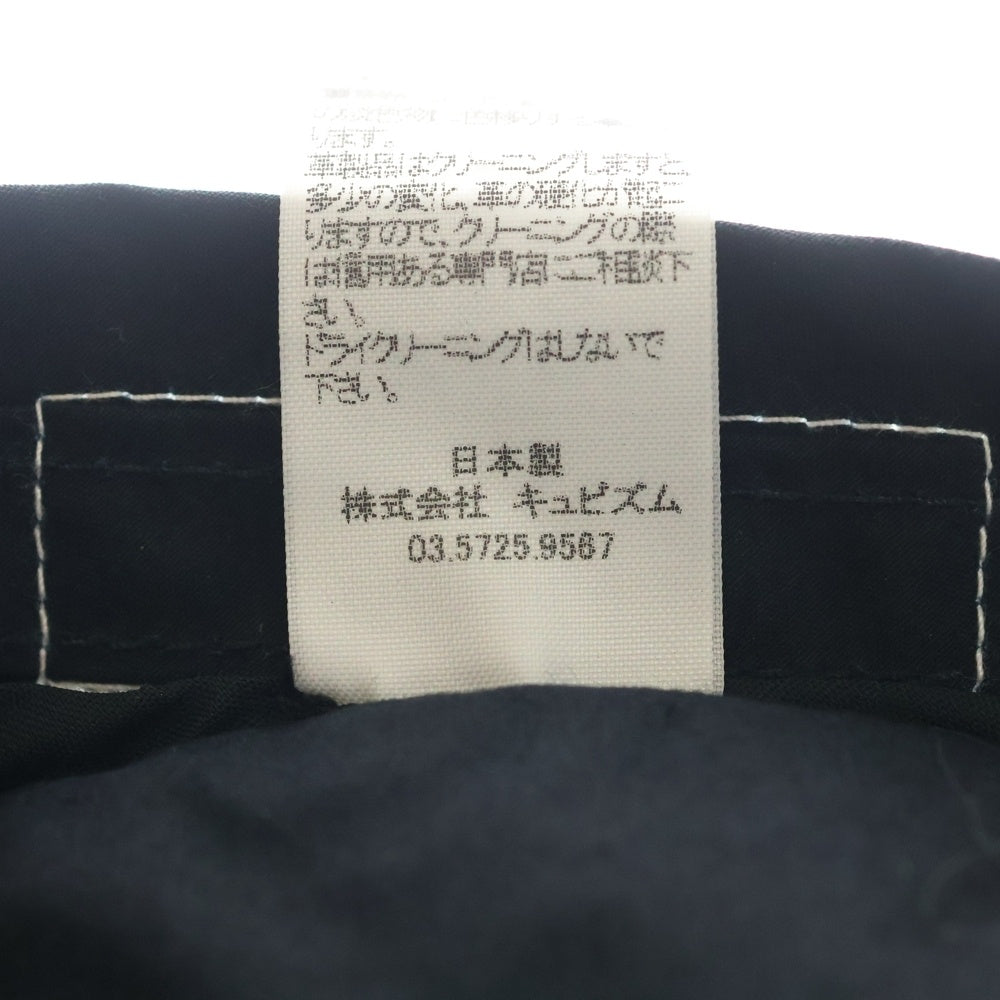 VISVIM(ヴィスヴィム) 22SS BUCKET CAP バケットハット 帽子 ブラック 0122303003007