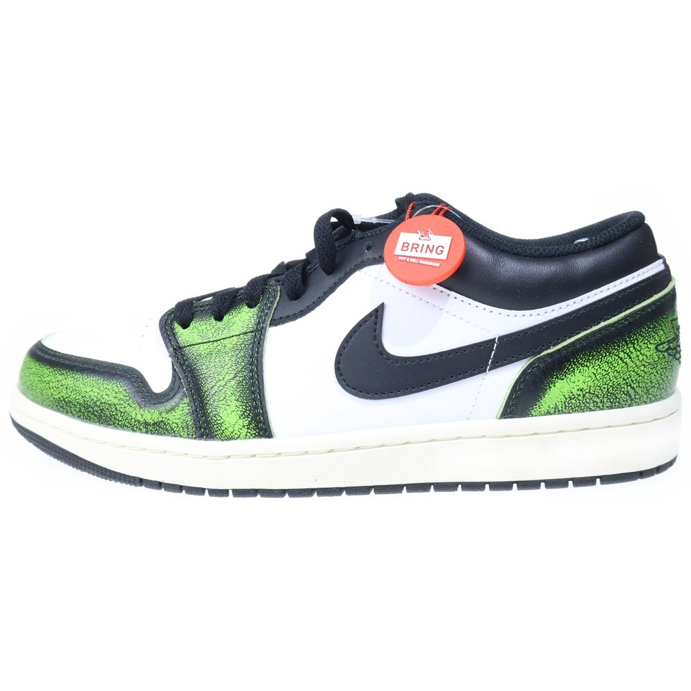 NIKE(ナイキ) AIR JORDAN1 LOW エアジョーダン1 ウェアアウェイ ローカットスニーカー ブラック/ホワイト US9.5/27.5cm DN3705-003