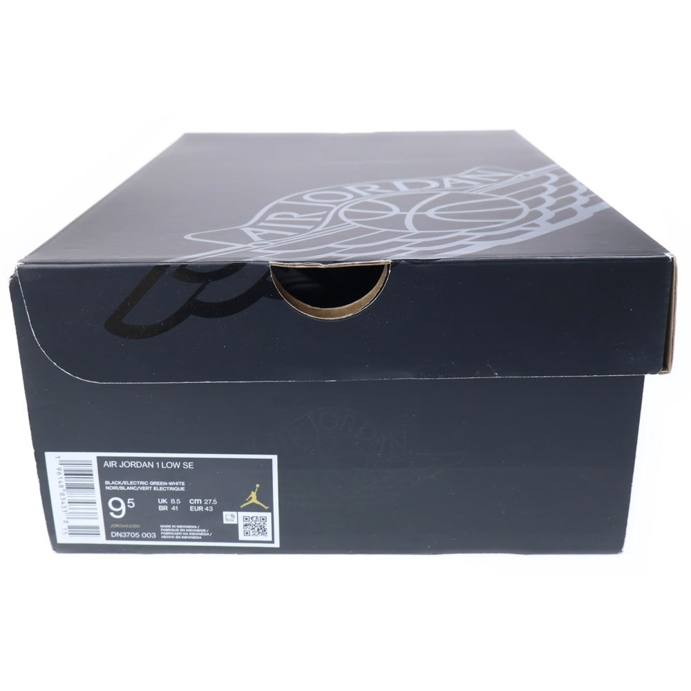NIKE(ナイキ) AIR JORDAN1 LOW エアジョーダン1 ウェアアウェイ ローカットスニーカー ブラック/ホワイト US9.5/27.5cm DN3705-003
