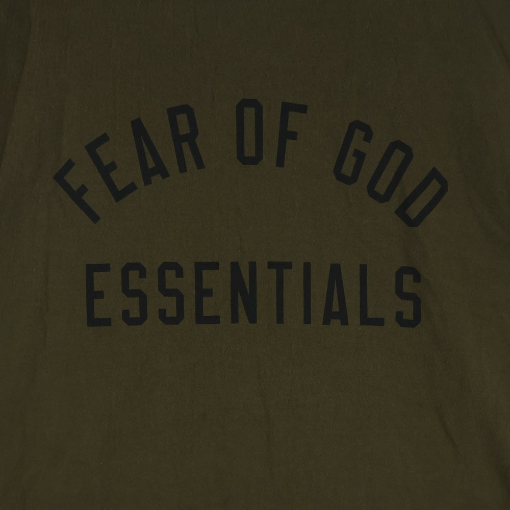 FEAR OF GOD ESSENTIALS(フィアオブゴッド エッセンシャルズ) L/S T-SHIRT 長袖Tシャツ ロンT カーキ