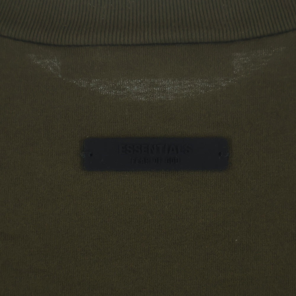 FEAR OF GOD ESSENTIALS(フィアオブゴッド エッセンシャルズ) L/S T-SHIRT 長袖Tシャツ ロンT カーキ