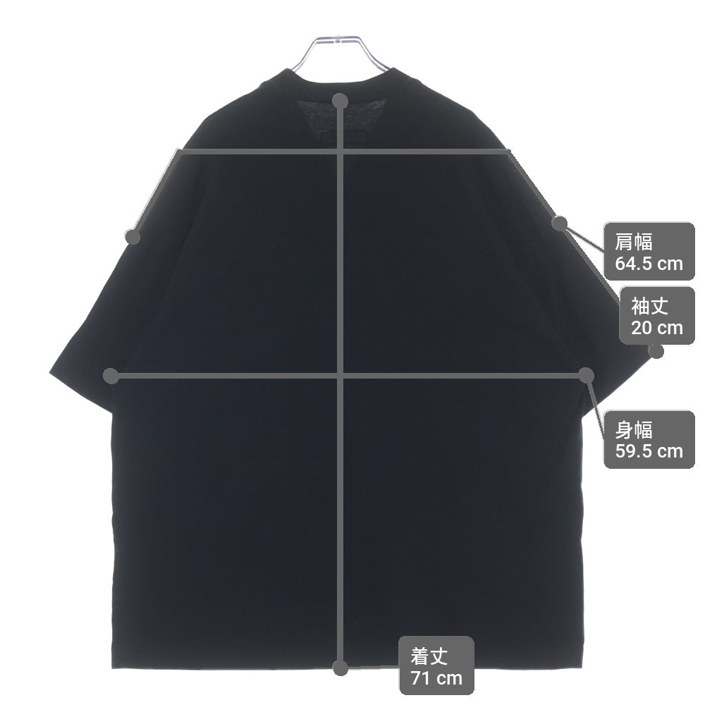 FEAR OF GOD ESSENTIALS(フィアオブゴッド エッセンシャルズ) S/S V NECK T-SHIRT ラバーロゴ Vネック半袖Tシャツ ブラック