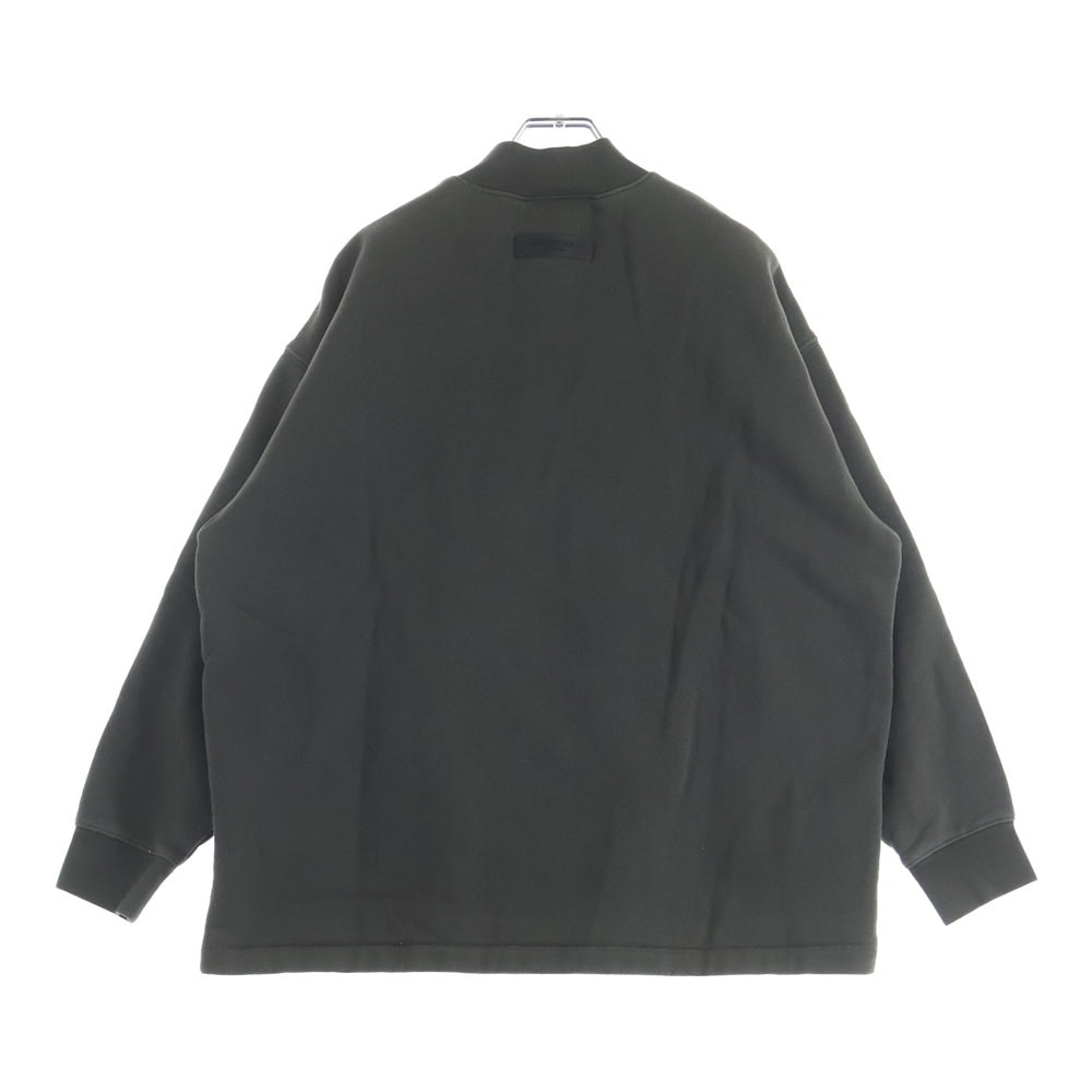 FEAR OF GOD ESSENTIALS(フィアオブゴッド エッセンシャルズ) SWEATSHIRT フェルトロゴ クルーネックスウェットトレーナー グレー