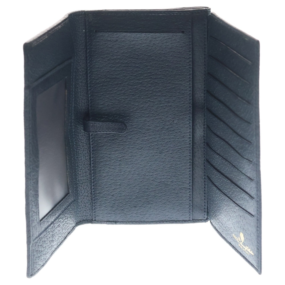 GUCCI(グッチ) VINTAGE Wallet ヴィンテージ シェリーライン ロングウォレット 長財布 ネイビー レディース