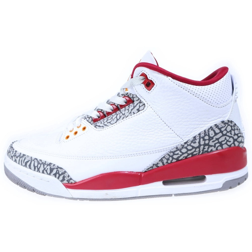 NIKE(ナイキ) AIR JORDAN3 CARDINAL RED CT8532-126 エアジョーダン3 カーディナルレッド ハイカットスニーカー ホワイト/レッド US10/28.0cm