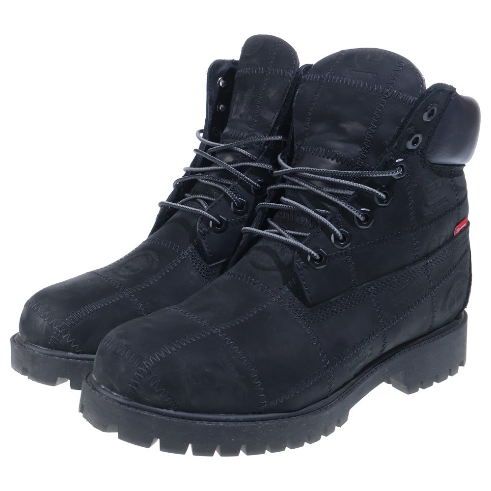 SUPREME(シュプリーム) 25AW Patchwork 6 Inch Premium Boot ティンバーランド パッチワーク 6インチ プレミアムブーツ ハイカットシューズ ブラック
