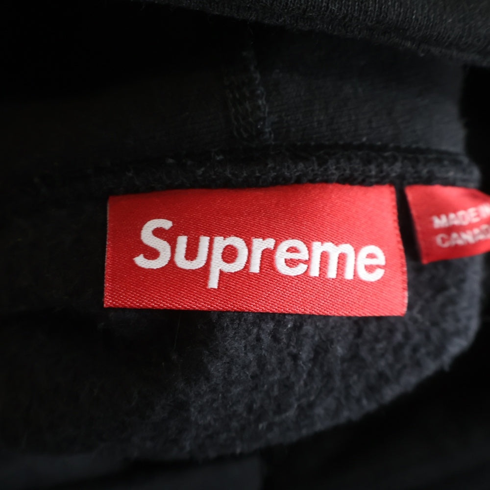 SUPREME(シュプリーム) 25AW Swarovski Motion Logo Hooded Sweatshirt スワロフスキー モーションロゴ プルオーバースウェットパーカー フーディー ブラック