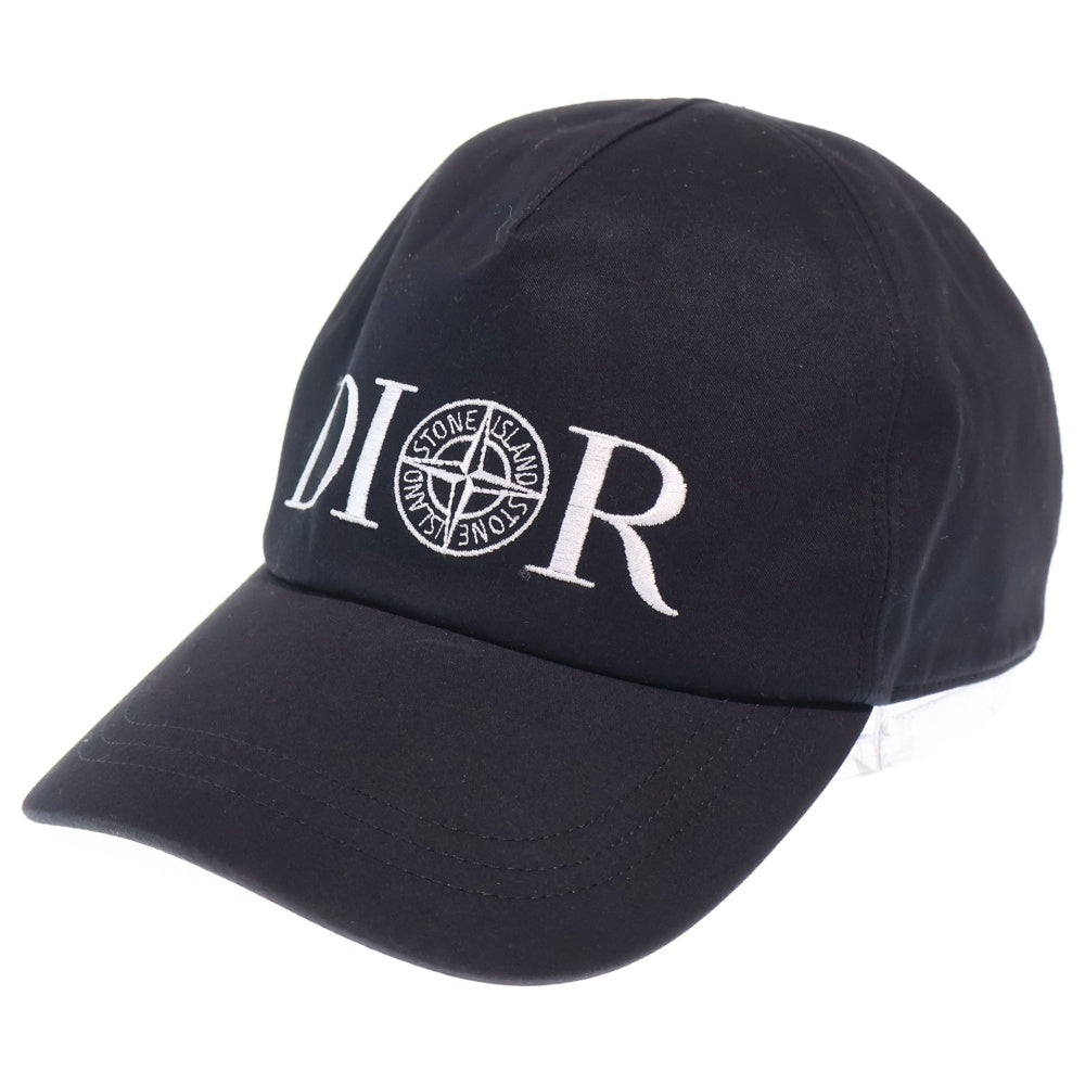 DIOR(ディオール) ×STONE ISLAND Baseball Cap ストーンアイランド ベースボールキャップ 帽子 ネイビー 483C901G6144