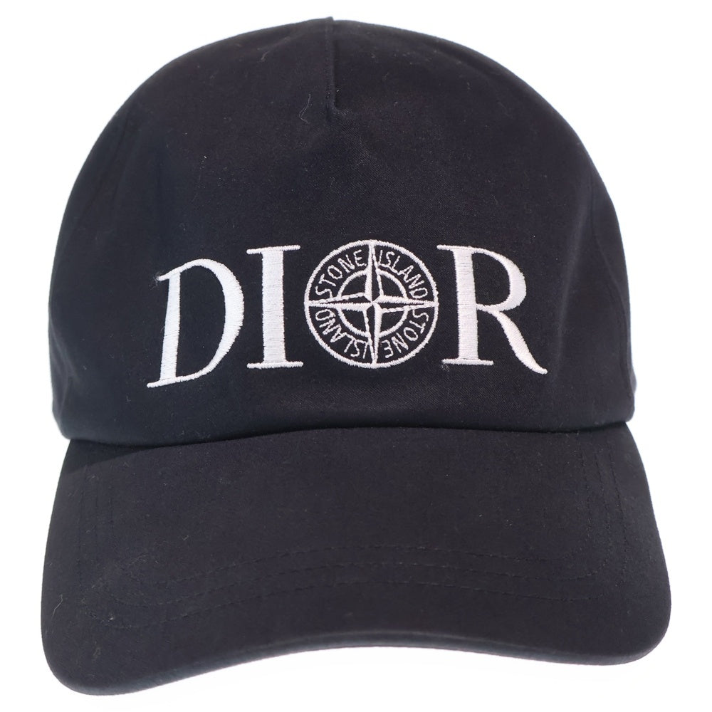DIOR(ディオール) ×STONE ISLAND Baseball Cap ストーンアイランド ベースボールキャップ 帽子 ネイビー 483C901G6144