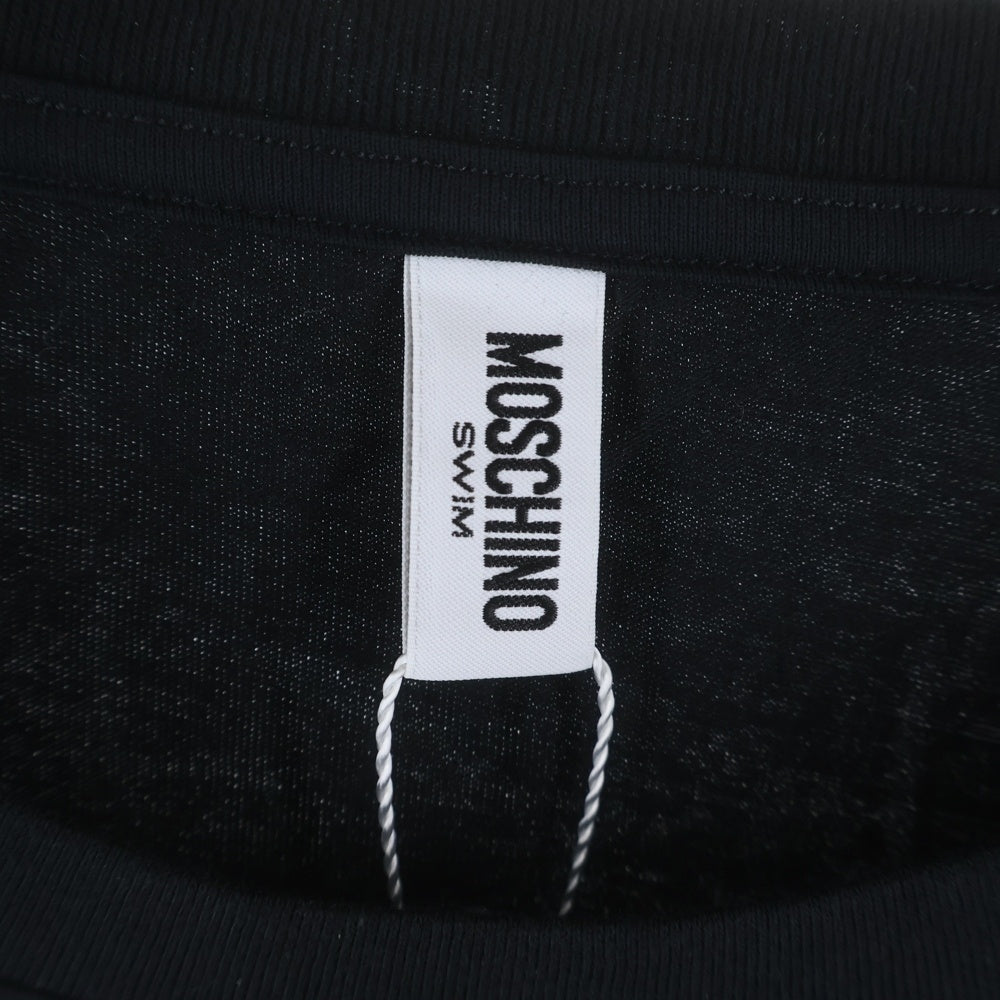 MOSCHINO(モスキーノ) Bear T-Shirt サングラス ベアプリント 半袖Tシャツ ブラック
