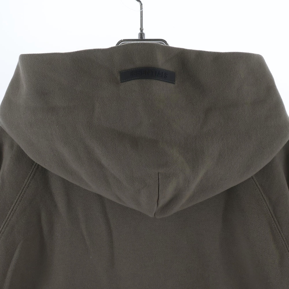 FEAR OF GOD ESSENTIALS(フィアオブゴッド エッセンシャルズ) HOODIE バックラバーロゴ プルオーバースウェットパーカー フーディー グレー