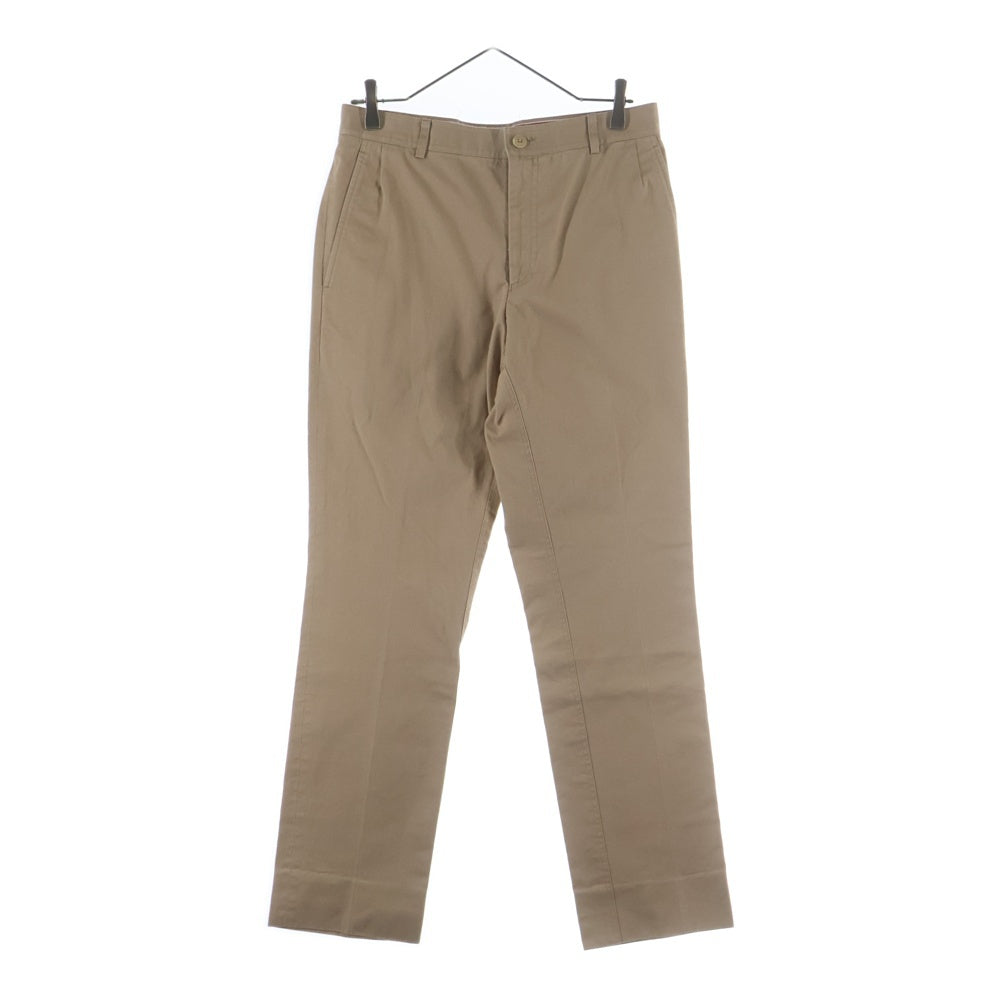 THOM BROWNE(トムブラウン) Khaki Cotton Zip Fly Dress Pants ジップフライ コットンパンツ ベージュ MTU187A00455250