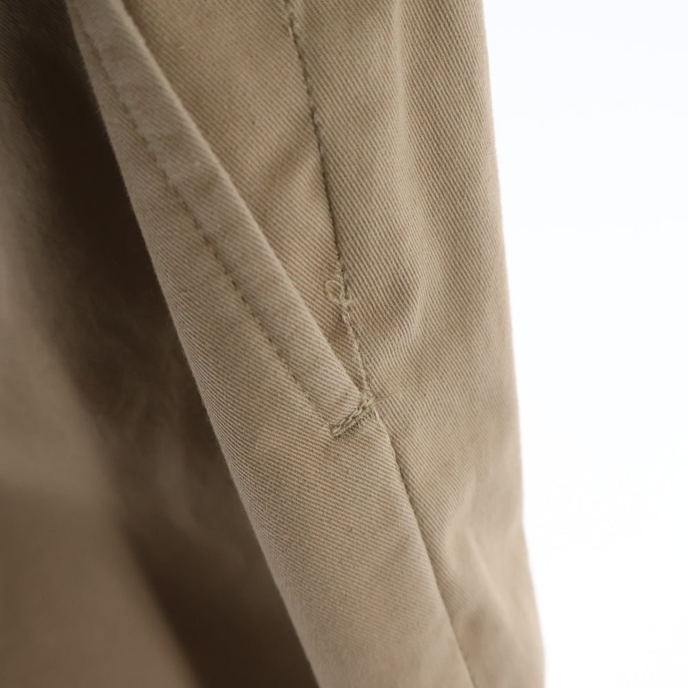 THOM BROWNE(トムブラウン) Khaki Cotton Zip Fly Dress Pants ジップフライ コットンパンツ ベージュ MTU187A00455250