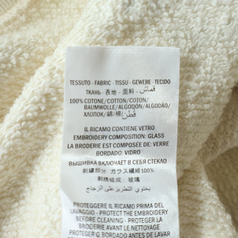 GUCCI(グッチ) Sweatshirt ラインストーン装飾 クルーネックスウェットトレーナー アイボリー 515013 X9S48