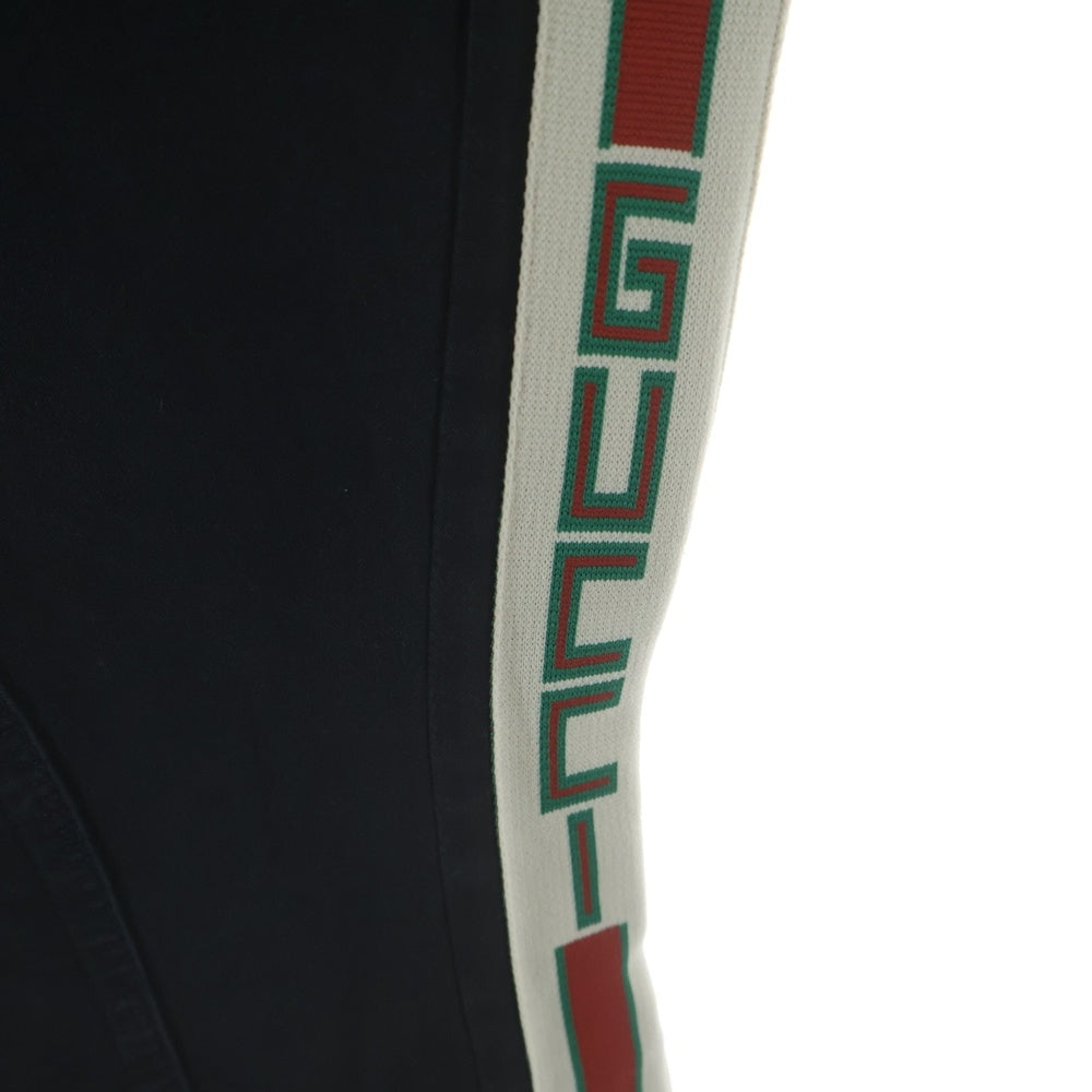 GUCCI(グッチ) 18SS Sideline Pants サイドライン ストレッチパンツ ブラック 495695 Z7576