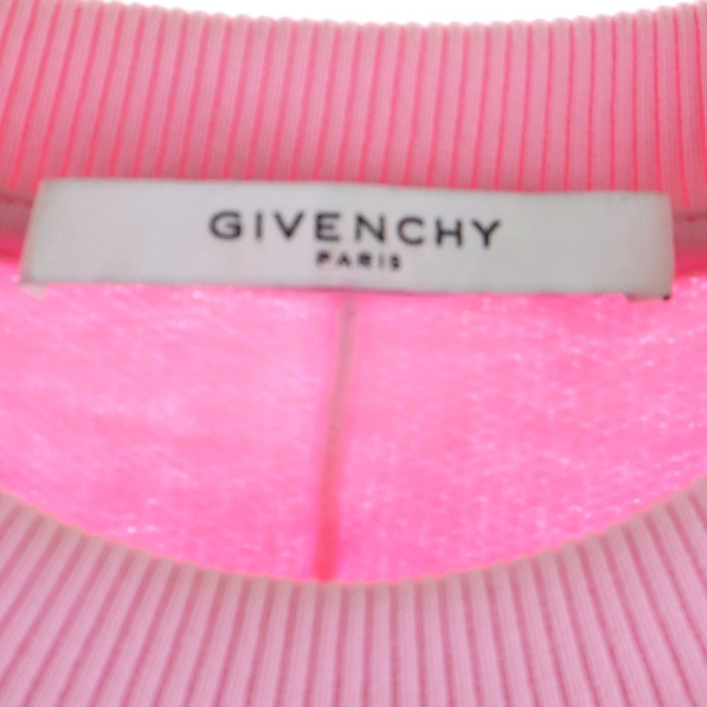GIVENCHY(ジバンシィ) 13SS Sweatshirt スタープリント クルーネックスウェットトレーナー ピンク 17X7714495-670-XS