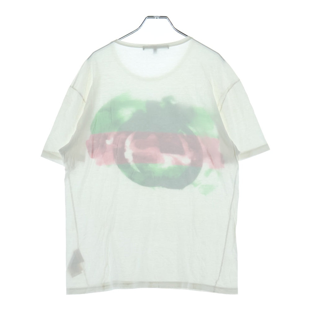 GUCCI(グッチ) T-Shirt インターロッキング ペイント半袖Tシャツ ホワイト 323240 X8980