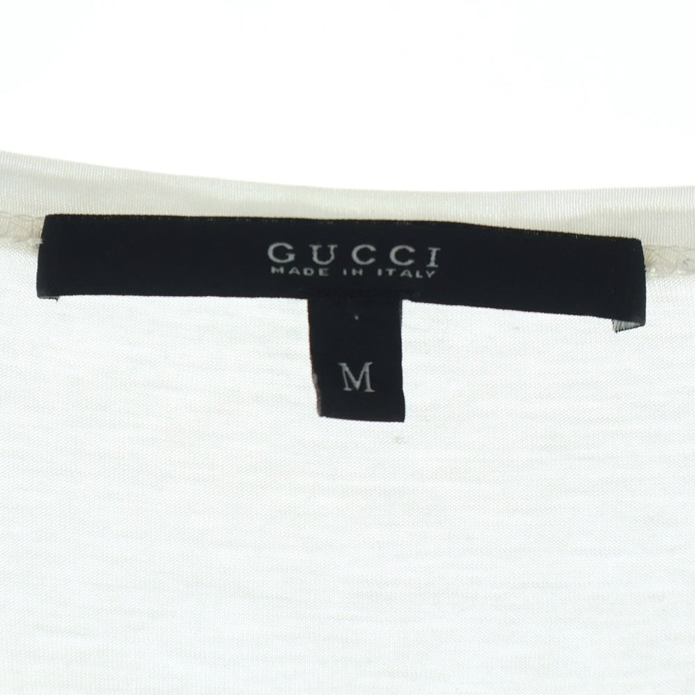 GUCCI(グッチ) T-Shirt インターロッキング ペイント半袖Tシャツ ホワイト 323240 X8980