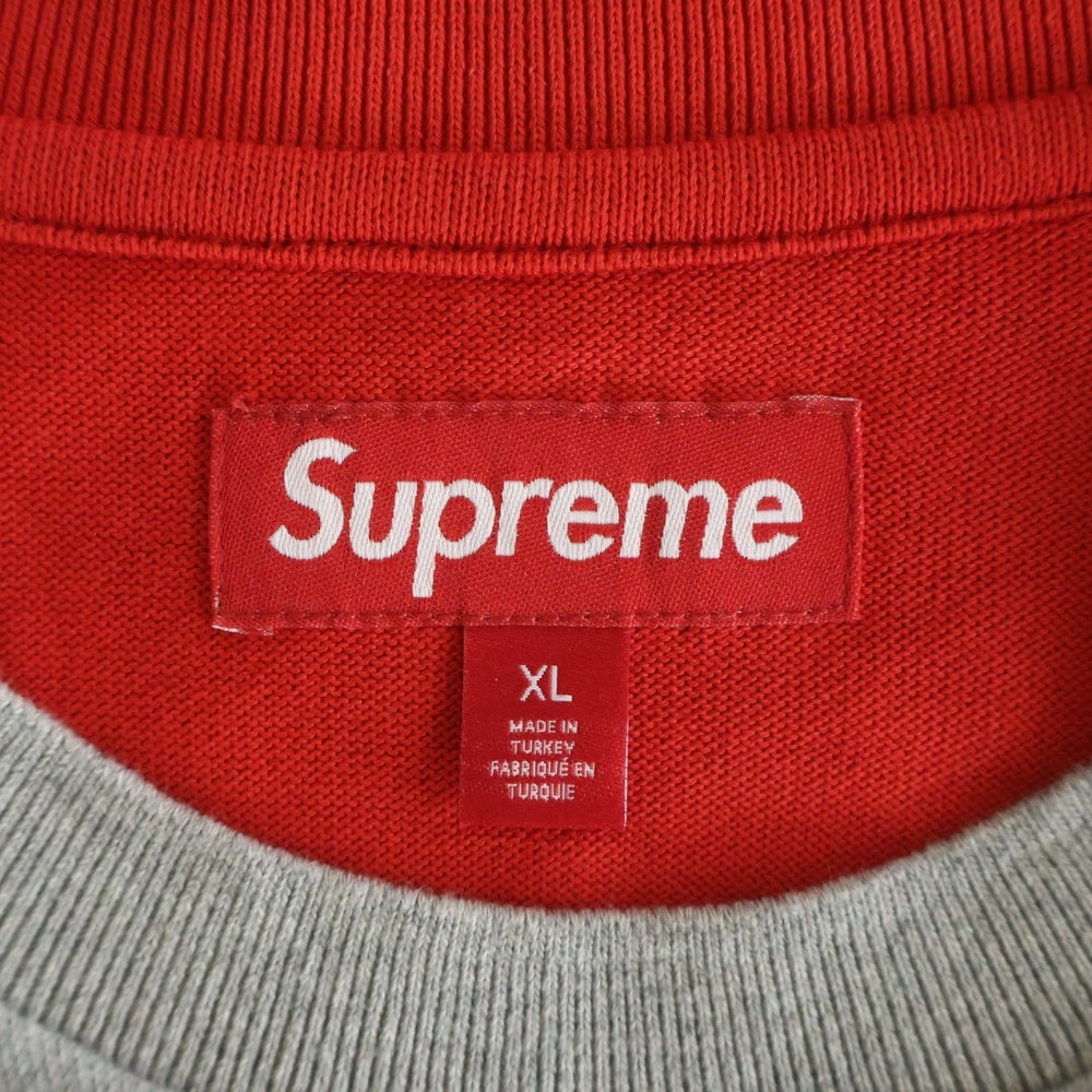 SUPREME(シュプリーム) 25AW Split L/S Football TOP スプリット フットボール ロングTシャツ カットソー レッド/グレー/ブルー