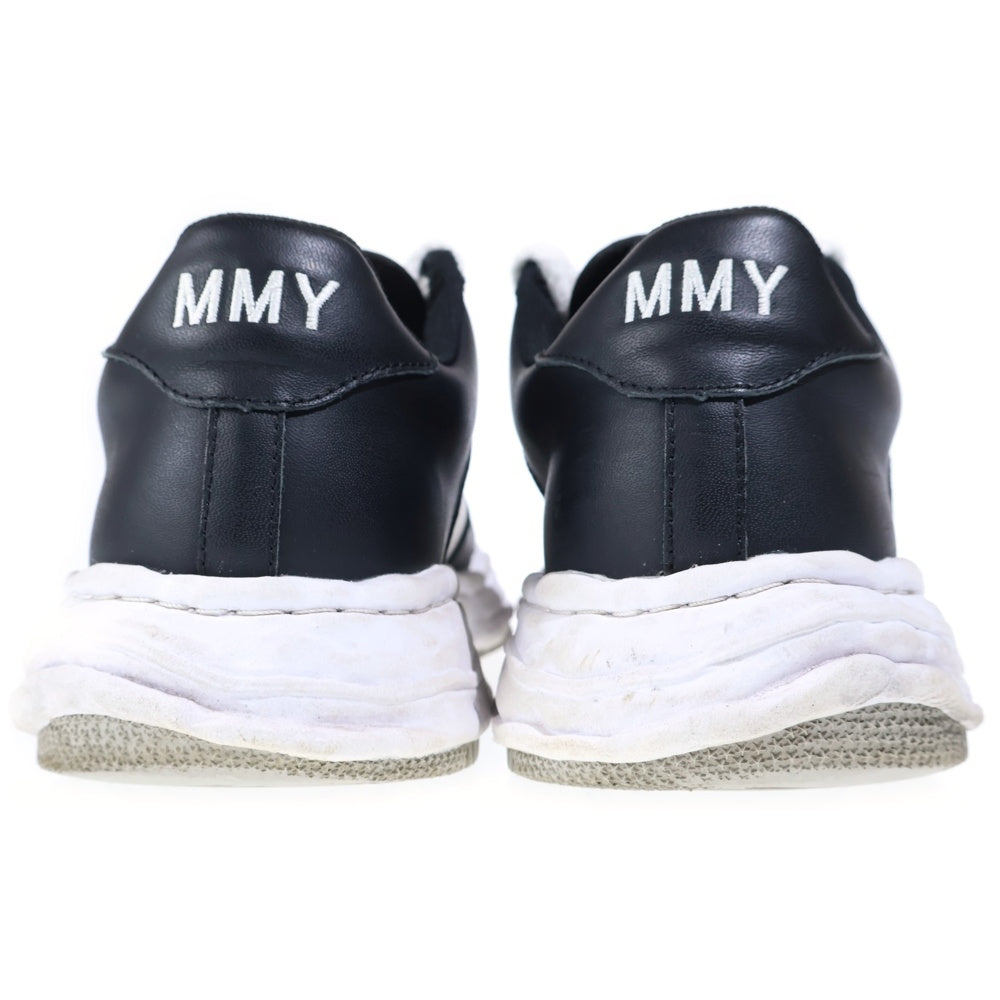 MAISON MIHARAYASUHIRO(メゾンミハラヤスヒロ) WAYNE LEATHER A08FW706 ウェイン レザー ローカットスニーカー シューズ ブラック/ホワイト