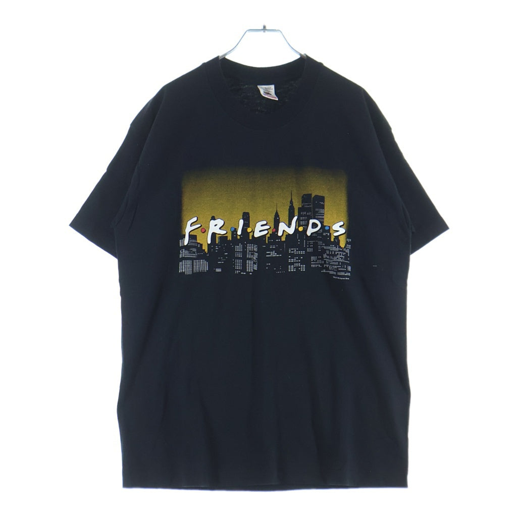 VINTAGE(ヴィンテージ) 90S FRIENDS 1995 TV DRAMA TEE フレンズ フロントプリント TVドラマ プロモーションTシャツ FRUITSタグ 半袖クルーネックカットソー ブラック