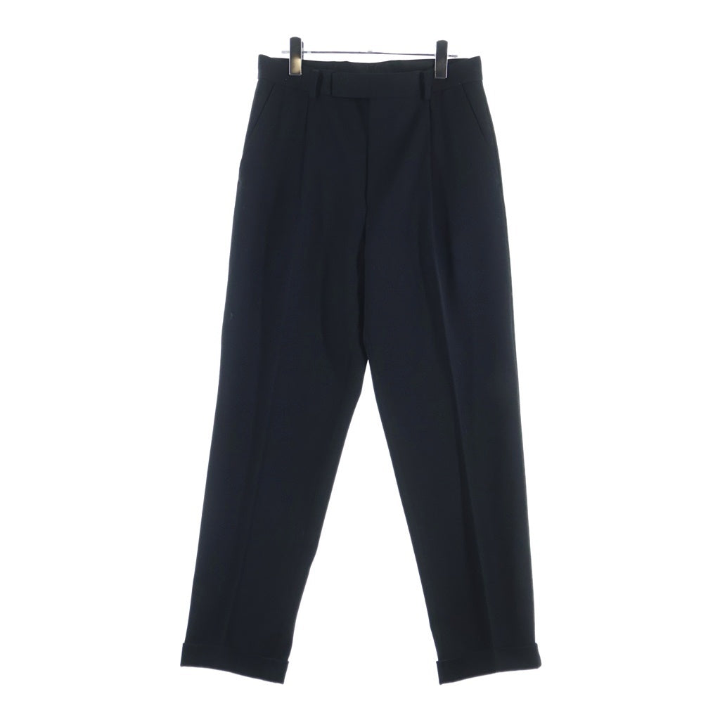 WACKO MARIA(ワコマリア) 24AW UNCONSTRUCTED JACKET PLEATED TROUSERS 24FWE-WMO-JK01 24FWE-WMP-TR01 2Bテーラードジャケット セットアップ ブラック