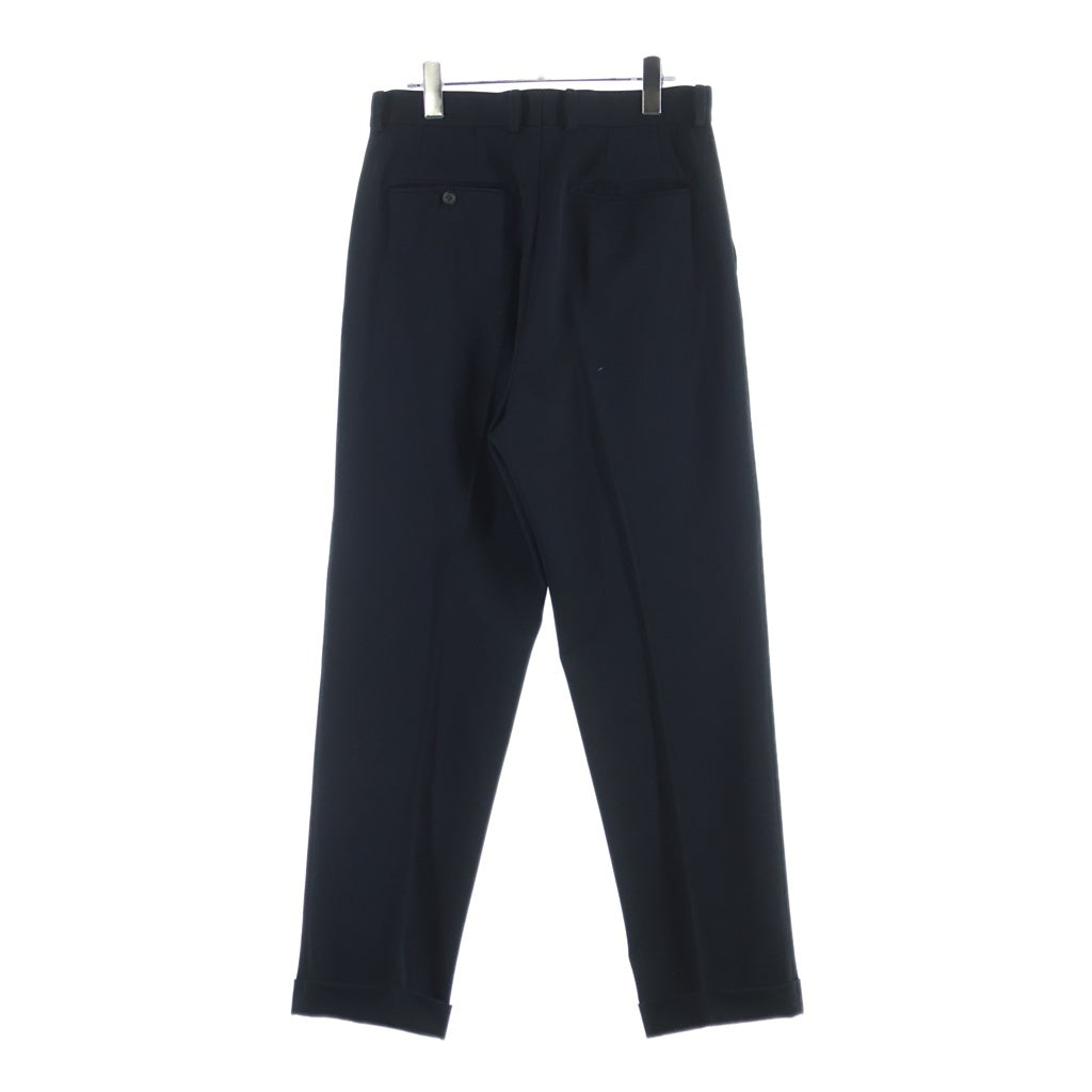 WACKO MARIA(ワコマリア) 24AW UNCONSTRUCTED JACKET PLEATED TROUSERS 24FWE-WMO-JK01 24FWE-WMP-TR01 2Bテーラードジャケット セットアップ ブラック