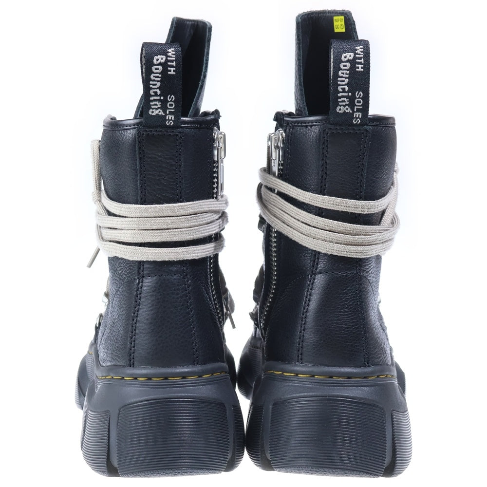 Rick Owens(リックオウエンス) ×Dr.Martens 1460 Megalace RO ドクターマーチン メガレース レザーハイカットブーツ ブラック
