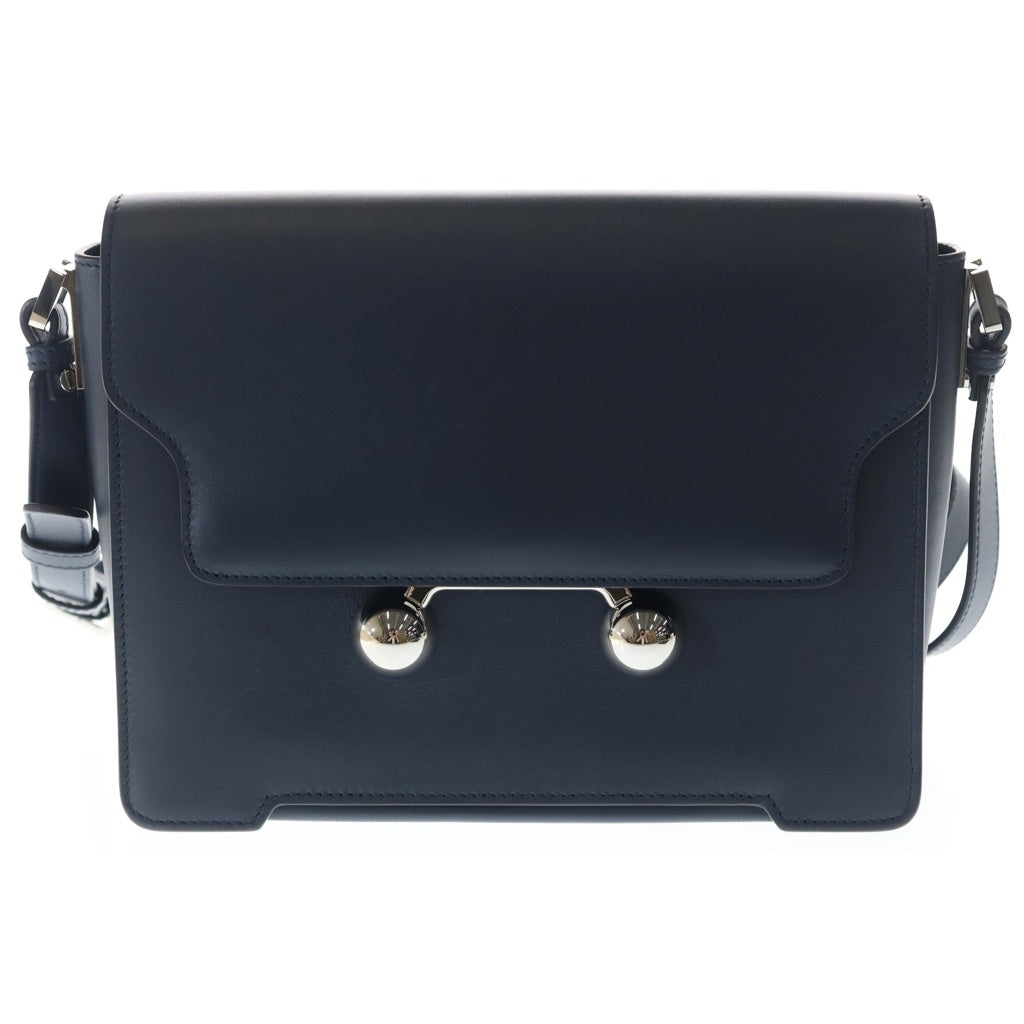MARNI(マルニ) TRUNKAROO SBMQ0107U0P6948 レザーショルダーバッグ ミッドナイトブルー レディース