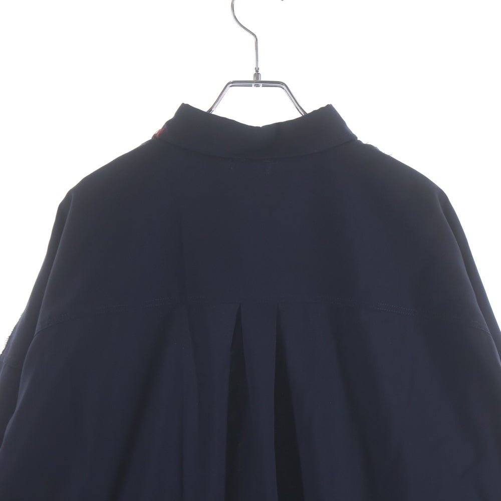 MARNI(マルニ) TROPICAL WOOL SHIRT CUMU0278QS TW839 トロピカル ウール バイカラー 長袖シャツ カーキ/ネイビー