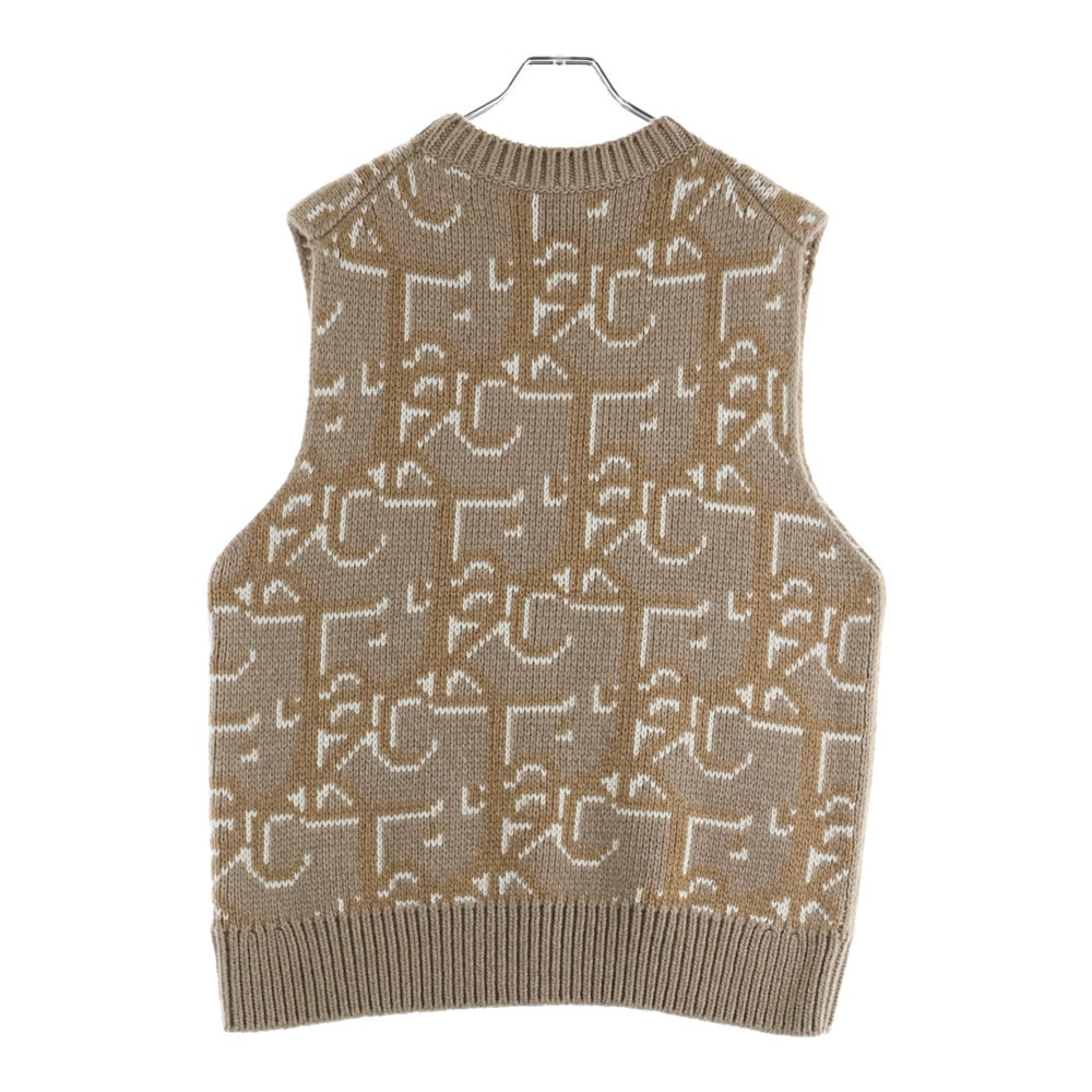 DIOR(ディオール) 22AW Cactus Jack Dior Oversized Sleeveless Sweater カクタスジャック トラヴィススコット カシミヤニット ノースリーブセーター ベスト 283M654AT357