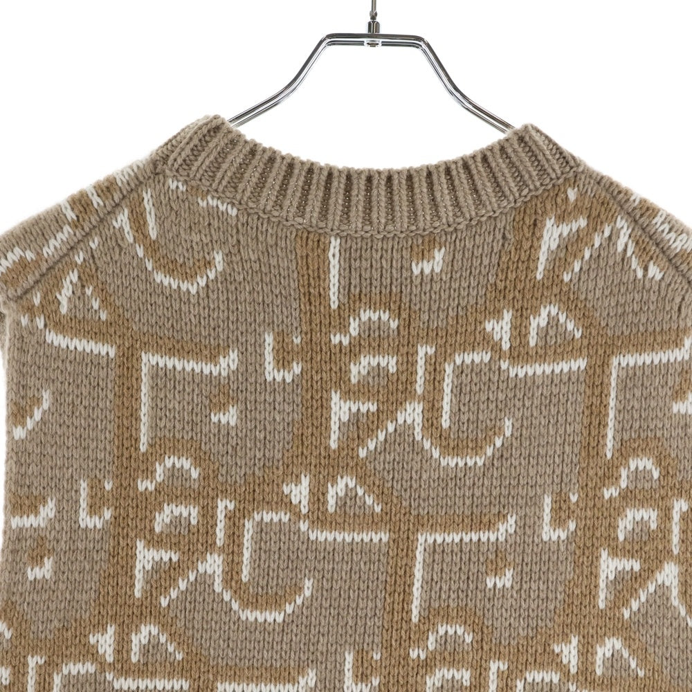 DIOR(ディオール) 22AW Cactus Jack Dior Oversized Sleeveless Sweater カクタスジャック トラヴィススコット カシミヤニット ノースリーブセーター ベスト 283M654AT357