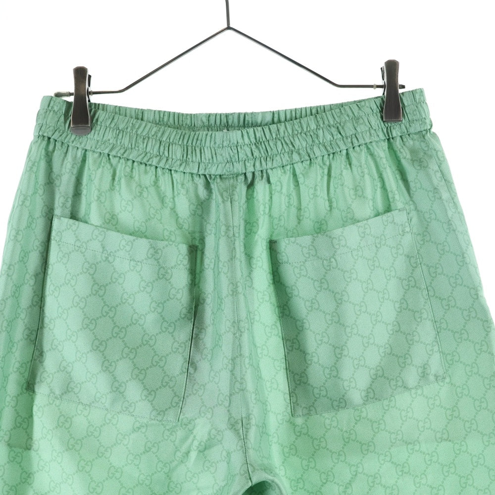 GUCCI(グッチ) Higuchi Yuko Silk Twill Half Pants 日本限定 ヒグチユウコ シルクハーフパンツ ショーツ グリーン 864050 ZAUTT