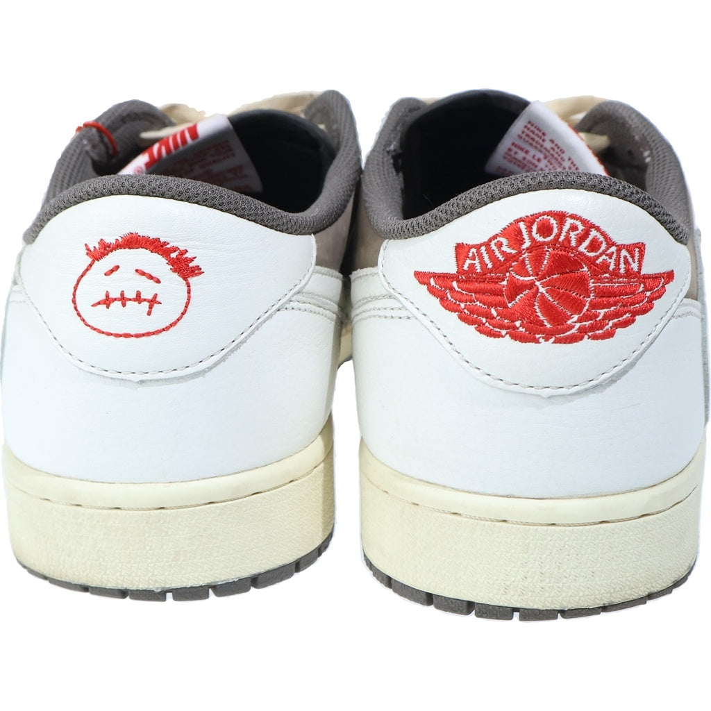 NIKE(ナイキ) ×TRAVIS SCOTT AIR JORDAN1 LOW OG SP トラヴィススコット エアジョーダン1 リバースモカ ローカットスニーカー ホワイト/ベージュ US13/31cm DM7866-162