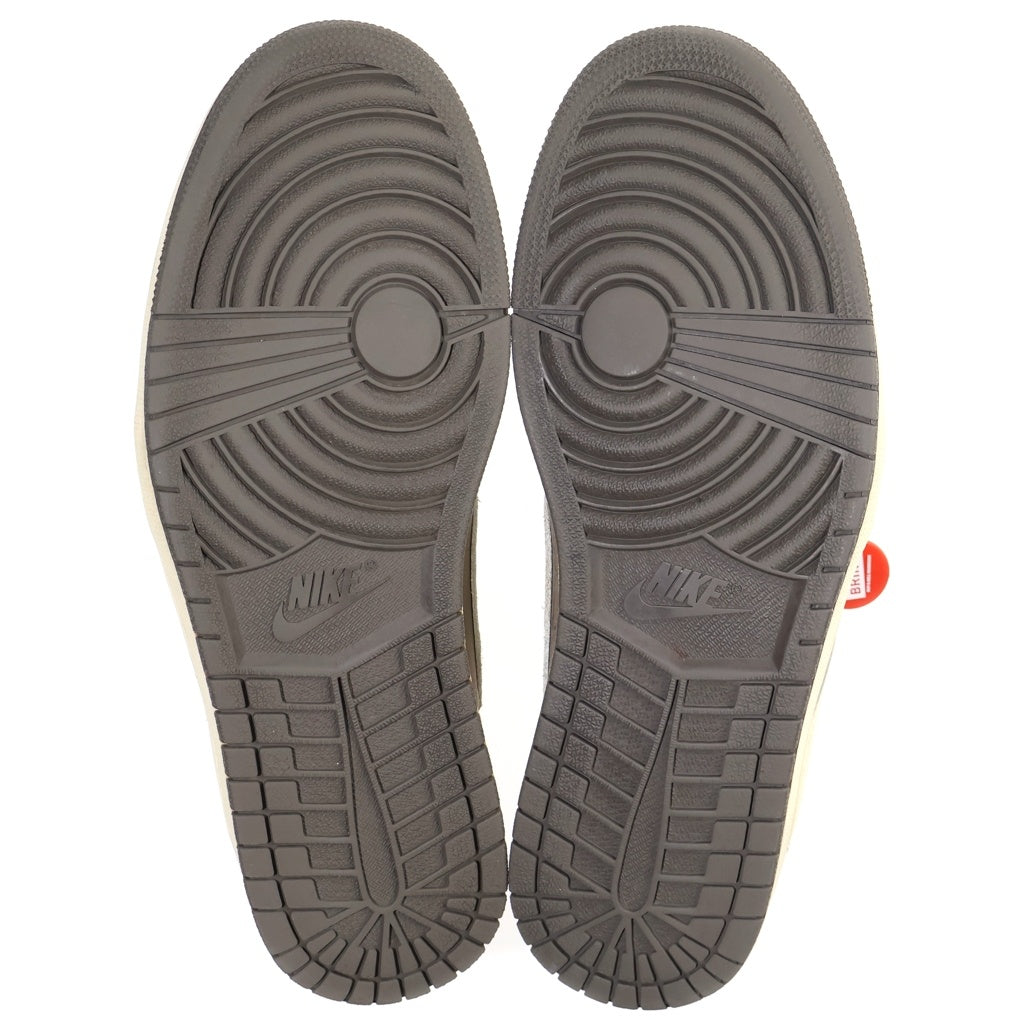NIKE(ナイキ) ×TRAVIS SCOTT AIR JORDAN1 LOW OG SP トラヴィススコット エアジョーダン1 リバースモカ ローカットスニーカー ホワイト/ベージュ US13/31cm DM7866-162