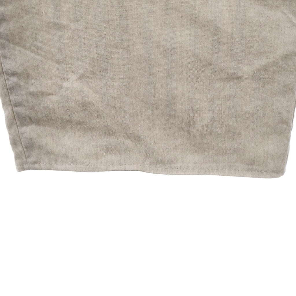 Maison Margiela メゾンマルジェラ 23SS Linen Pants Cord コード付 リネンワイドパンツ アイボリー S50KA0625 S76506 Maison Margiela(メゾンマルジェラ) 23SS Linen Pants Cord コード付