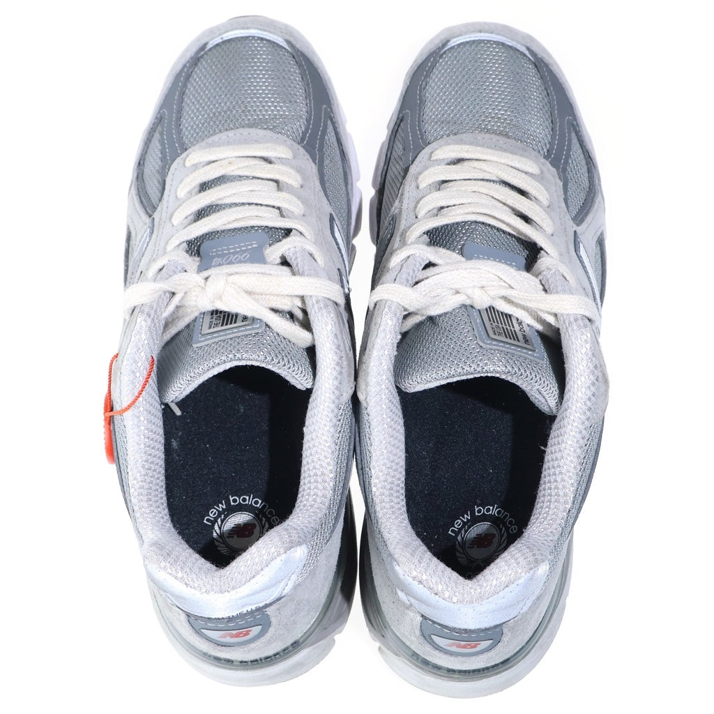 New Balance(ニューバランス) 990V4 メッシュローカットスニーカー グレー US9.5/27.5cm U990GR4