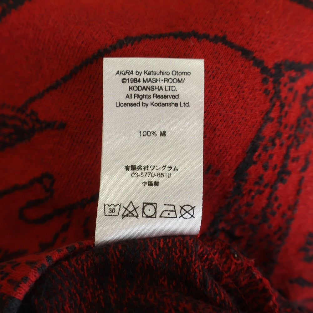 SUPREME(シュプリーム) 17AW AKIRA Syringe Jacquard L/S Top アキラ シリンジ ジャガード 長袖Tシャツ ロンT レッド