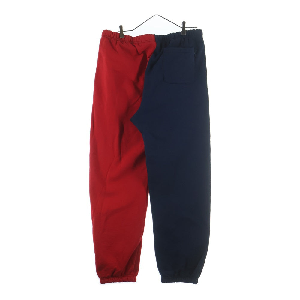 SUPREME(シュプリーム) 18AW Split Sweatpants スプリット スウェットパンツ ネイビー/レッド