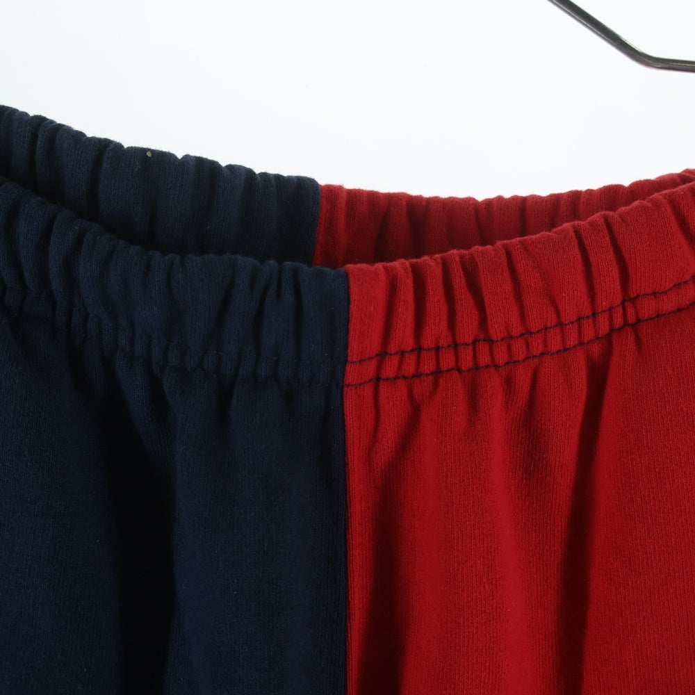 SUPREME(シュプリーム) 18AW Split Sweatpants スプリット スウェットパンツ ネイビー/レッド