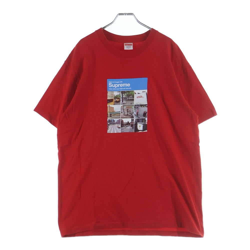 SUPREME(シュプリーム) 20AW Verify Tee ベリファイ 半袖Tシャツ レッド
