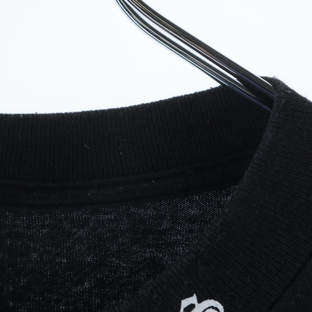 CHROME HEARTS(クロムハーツ) OLD CH T-SHIRT ネックロゴ ダガープリント 半袖Tシャツ ブラック