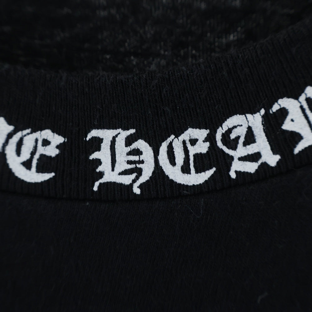 CHROME HEARTS(クロムハーツ) OLD CH T-SHIRT ネックロゴ ダガープリント 半袖Tシャツ ブラック