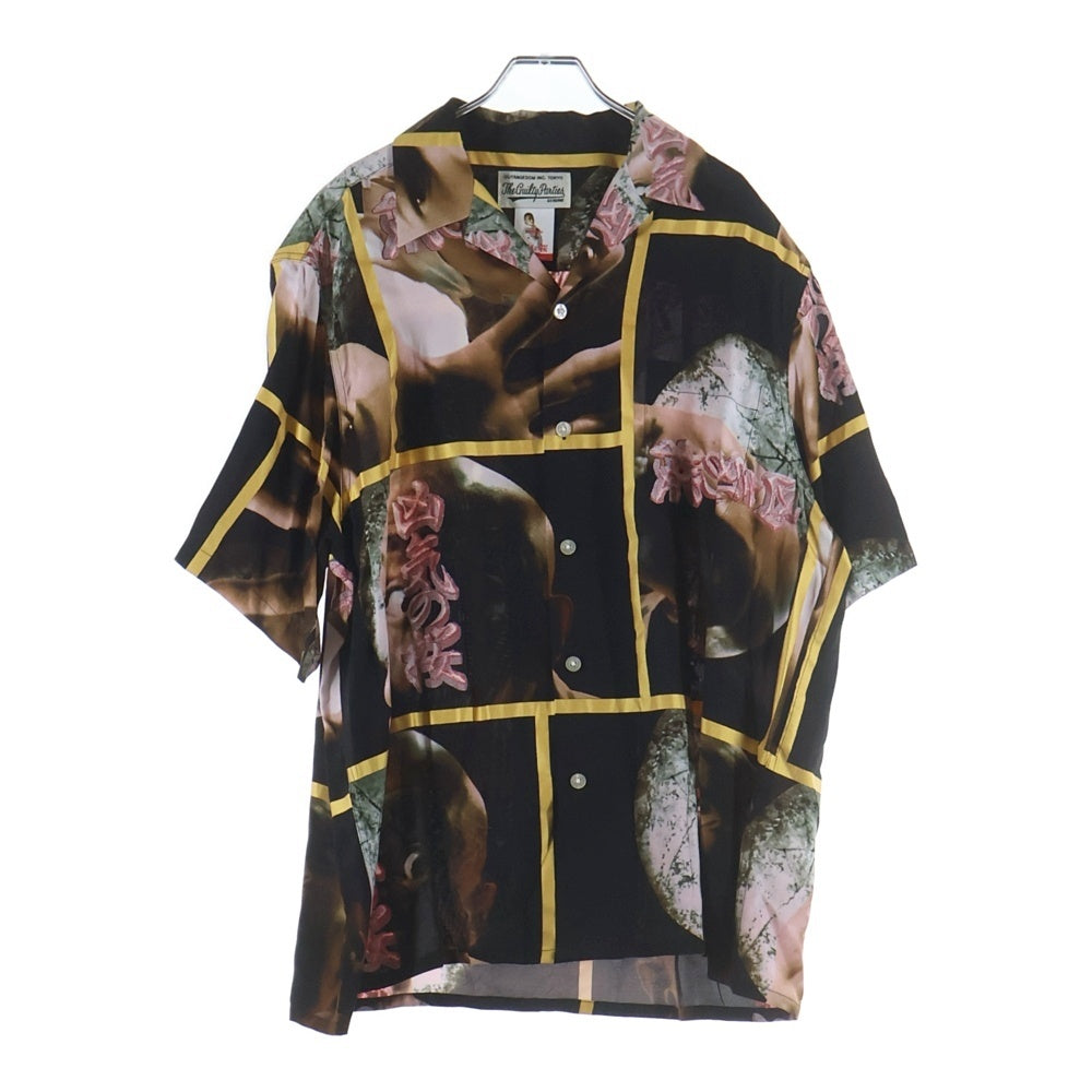 WACKO MARIA(ワコマリア) 凶気の桜 HAWAIIAN SHIRT S/S 半袖開襟シャツ アロハシャツ ブラック