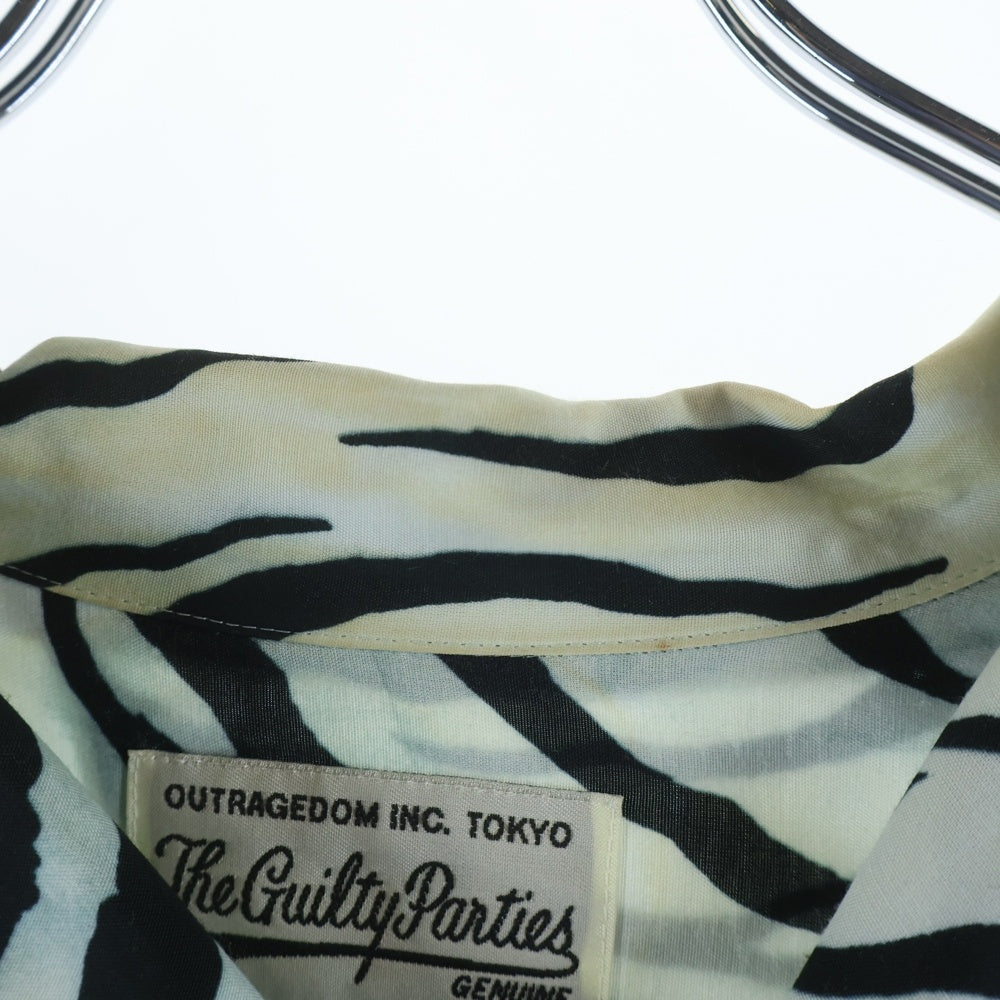 WACKO MARIA(ワコマリア) TIM LEHI HAWAIIAN SHIRT S/S ティムリーハイ 虎柄 開襟半袖シャツ アロハシャツ ホワイト